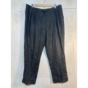Vintage Black 100% Linen Men’s‎ Dress Pants 40 casual business